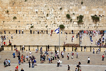 The Western Wall, Jerusalem, Israel, Middle East