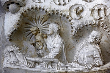 Death of the righteous, Rosary Chapel, Sagrada Familia Basilica, Barcelona, Catalonia, Spain, Europe