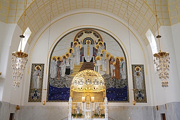 Choir, Am Steinhof church (Church Leopold) designed by Otto Wagner, Vienna, Austria, Europe