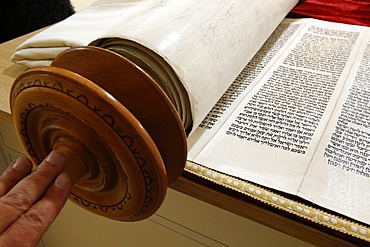 Torah scroll, Paris, France, Europe