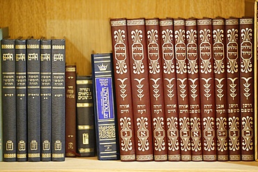 Liturgical books in a Synagogue, Paris, France, Europe