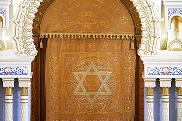 Holy Ark curtain, Edmond J Safra Grand Choral Synagogue, St. Petersburg, Russia, Europe