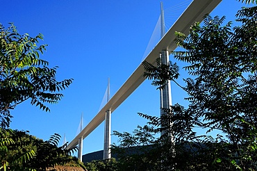 Millau Viaduct in southern France, Aveyron, France, Europe