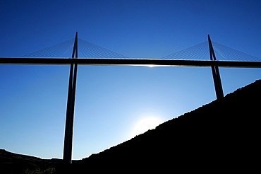 Millau Viaduct in southern France, Aveyron, France, Europe