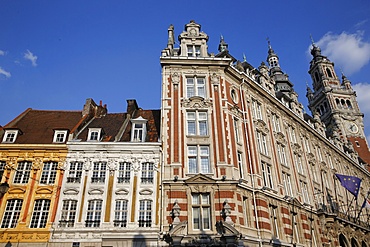 Lille's Chamber of Commerce, Lille, Nord, France, Europe