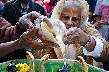 Gaura Purnima celebration, Sarcelles, Val d'Oise, France, Europe