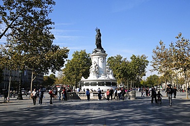 Place de la Republique, Paris, France, Europe