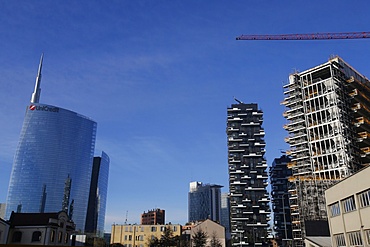 Buildings near Porta Nuova, Milan, Lombardy, Italy, Europe