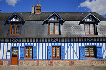 Normandy house, Nassandres, Eure, Normandy, France, Europe