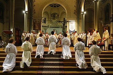 Deacon ordinations in Notre Dame du Travail Church, Paris, France, Europe