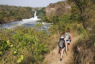 Trek along Murchison Falls, Uganda, Africa