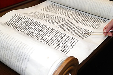 Torah scrolls and yad, Switzerland, Europe