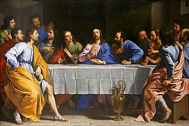 The Last Supper by Philippe de Champaigne, painted around 1652, Louvre Museum, Paris, France, Europe