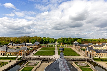 View from Vaux-le-Vicomte Chateau, Seine-et-Marne, France, Europe