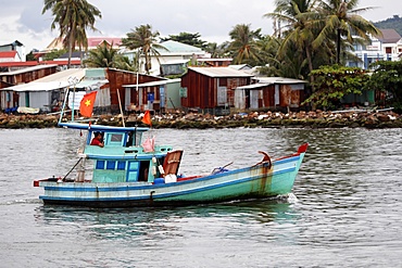 Fishing boat, Duong Dong harbor, Phu Quoc, Vietnam, Indochina, Southeast Asia, Asia