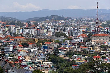 The center of Dalat, Dalat, Vietnam, Indochina, Southeast Asia, Asia