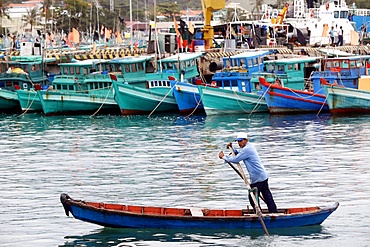 Fishing boats, An Thoi harbour, Vietnam, Indochina, Southeast Asia, Asia