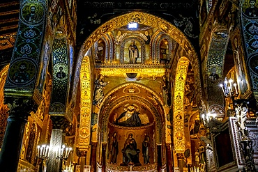 Palatine Chapel, Palermo, Sicily, Italy, europe