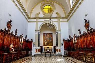 Sacristy built in 1720 by Dominican architect G.B. Ondars, San Domenico Church Sacristy, Palermo, Sicily, Italy, Europe