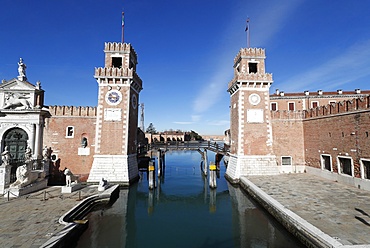 The Venetian Arsenal, Venice, UNESCO World Heritage Site, Veneto, Italy, Europe