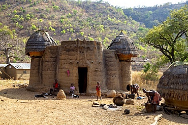 Koutammakou village in North Togo, West Africa, Africa