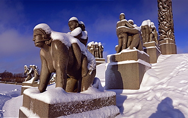 Vigeland's Park, Oslo, Norway, Scandinavia, Europe