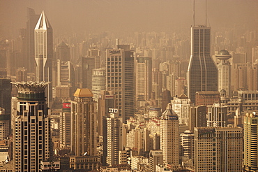 Smog, Shanghai, China, Asia