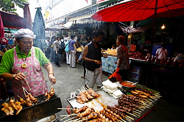 At the central market of Bangkok, Thailand, Southeast Asia, Asia