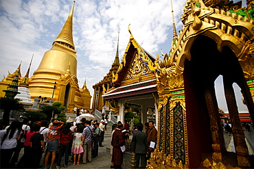 Wat Phra Kaeo temple, Bangkok, Thailand, Southeast Asia, Asia