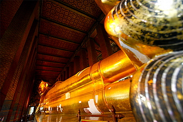 The Great Buddha of Wat Pho, Bangkok, Thailand, Southeast Asia, Asia