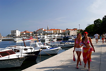 The small village of Budva is very popular during the summer, Montenegro, Europe