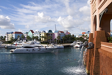 Inside the tourist complex of Atlantis, Paradise Island, Bahamas, West Indies, Caribbean, Central America