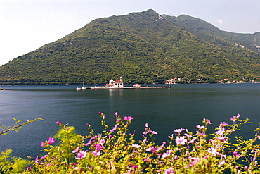 A small monastery on an island in the Kotor Gulf, Montenegro, Europe
