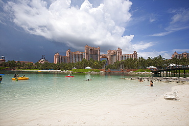 View of the Atlantis Complex on Paradise Island, Bahamas, West Indies, Caribbean, Central America