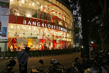 The main commercial center of Bangalore, Karnataka, India, Asia