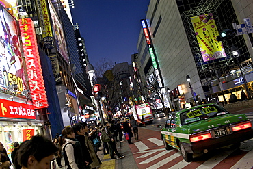 Street scene, Shibuya, Tokyo, Japan, Asia