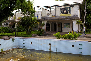 Visting the Pablo Escobar house at the Ranch Napoles, Medellin, Colombia, South America