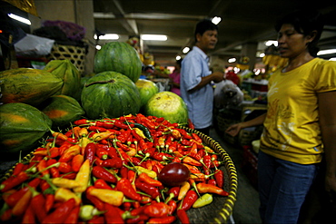 Spices at the Denpasar central market, Bali, Indonesia, Southeast Asia, Asia