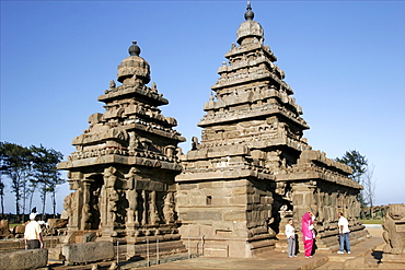 The Shore Temple, Mahabalipuram, UNESCO World Heritage Site, Tamil Nadu, India, Asia