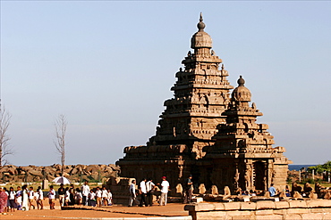 The Shore Temple, Mahabalipuram, UNESCO World Heritage Site, Tamil Nadu, India, Asia