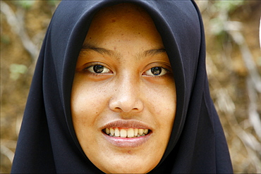 Young woman in Jogjakarta, Java, Indonesia, Southeast Asia, Asia