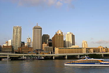 The business center of Brisbane, along the Brisbane River, Queensland, Australia, Pacific