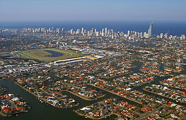 The Gold Coast and Surfers Paradise, Queensland, Australia, Pacific