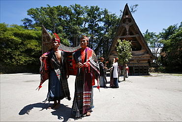 Batak dance show in the village of Samosir, Lake Toba, Sumatra, Indonesia, Southeast Asia, Asia