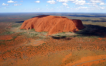 Uluru in the Red center, Uluru-Kata Tjuta National Park, Northern Territories, Australia, Pacific