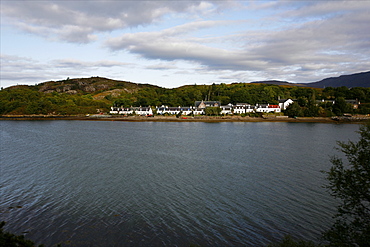 View of Loch Duich, in the west part of the country, from the Royal Scotsman train, Scotland, United Kingdom, Europe