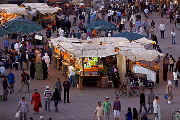 Djemaa el Fna, Marrakech, Morocco, North Africa, Africa
