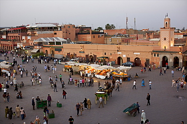 Djemaa el Fna, Marrakech, Morocco, North Africa, Africa