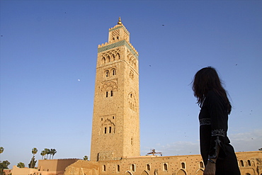 The Koutoubia mosque, UNESCO World Heritage Site, Marrakech, Morocco, North Africa, Africa