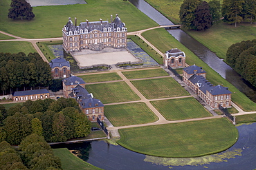 A classical castle of the Pays de Caux, Seine Maritime, Normandy, France, Europe